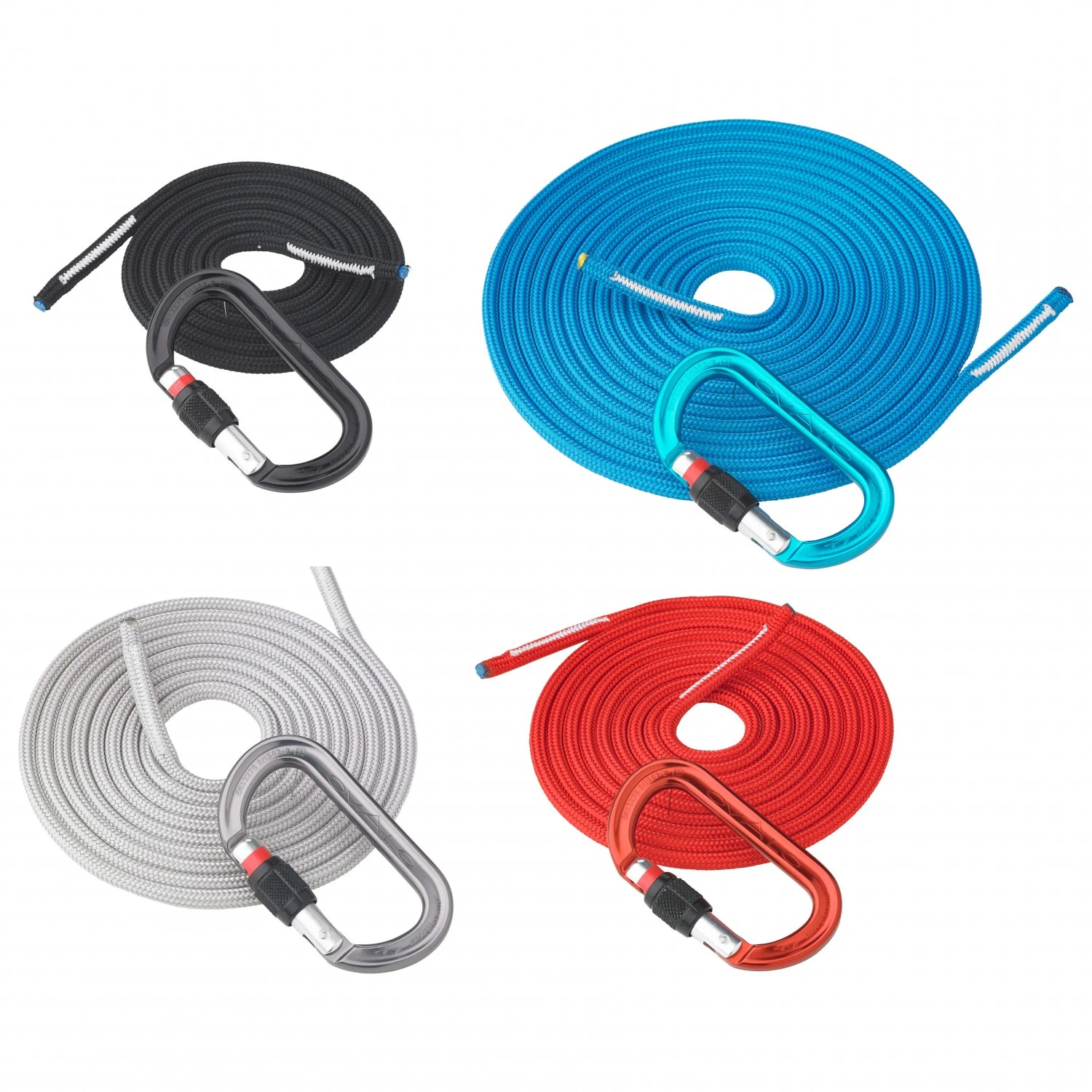 AustriAlpin Dyna.MIT Set 4 Reepschnüre & 4 Ovalo Karabiner - Reepschnur 1 AustriAlpin Dyna.MIT Set 4 Reepschnüre & 4 Ovalo Karabiner - Reepschnur