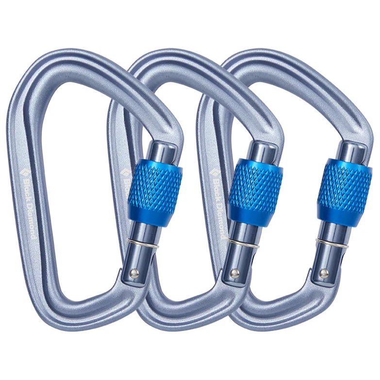 Black Diamond Hotforge Screwgate 3 Pack - Schraubkarabiner 1 Black Diamond Hotforge Screwgate 3 Pack - Schraubkarabiner