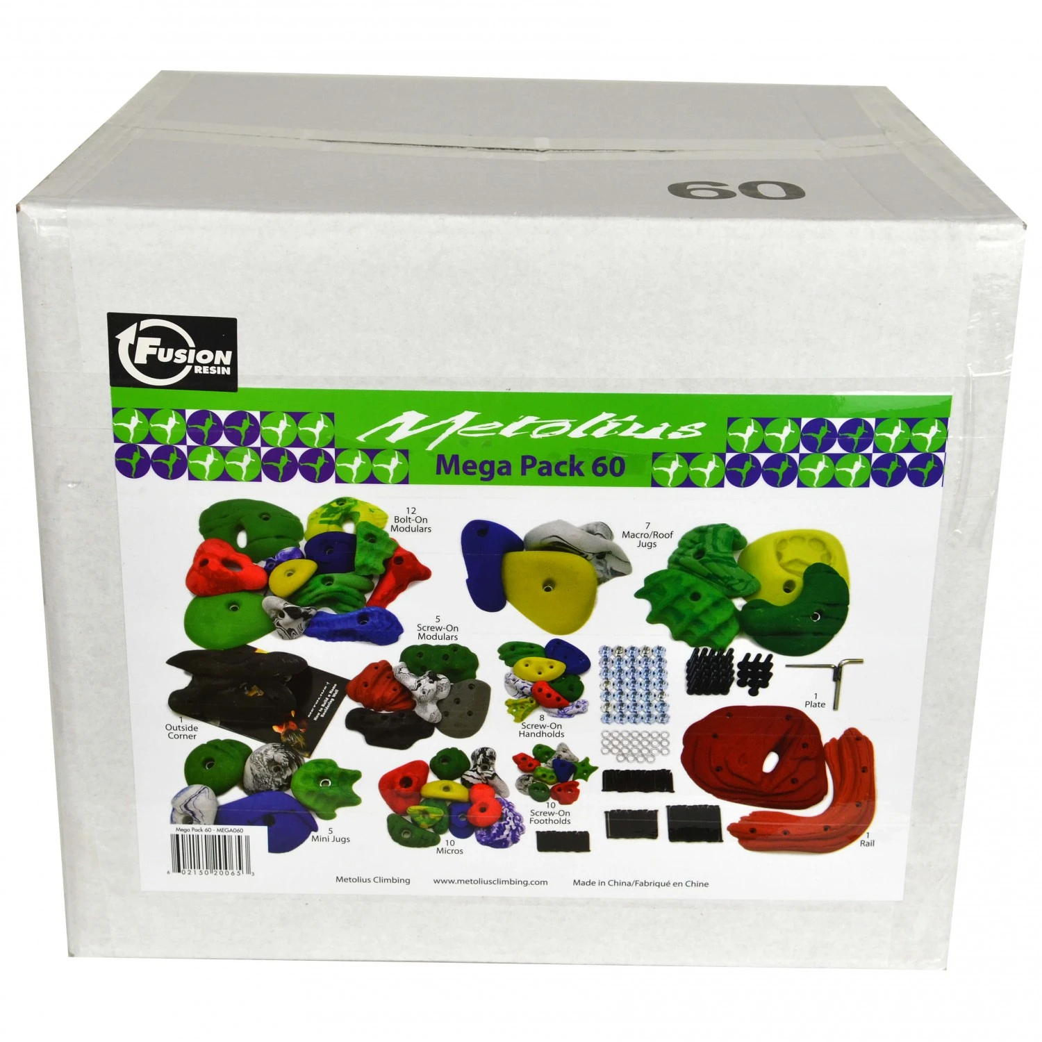 Metolius Mega Pack 60 - Klettergriffe 1 Metolius Mega Pack 60 - Klettergriffe