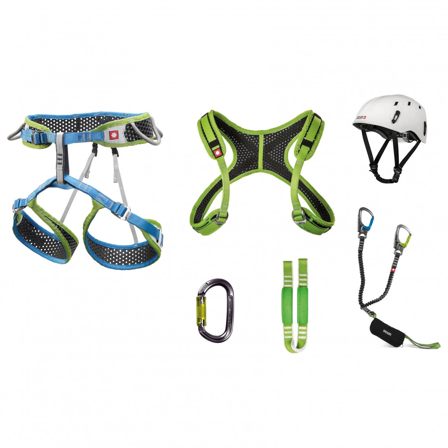 Ocun Via Ferrata Webee + Chest Pail Set - Kletterset 1 Ocun Via Ferrata Webee + Chest Pail Set - Kletterset